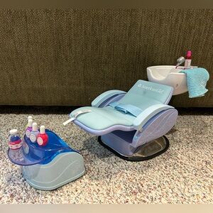 Retired American Girl Doll Spa Chair